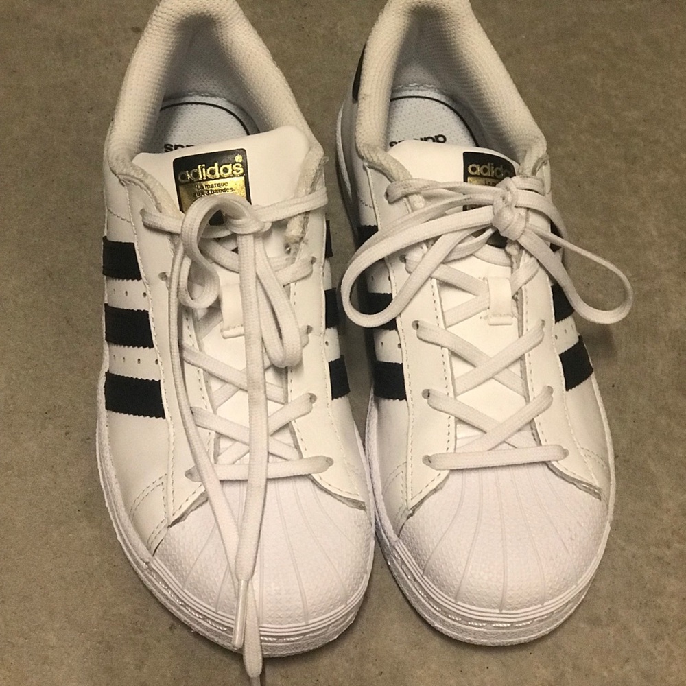 Addidas Ortholite Superstars Boys US 2.5